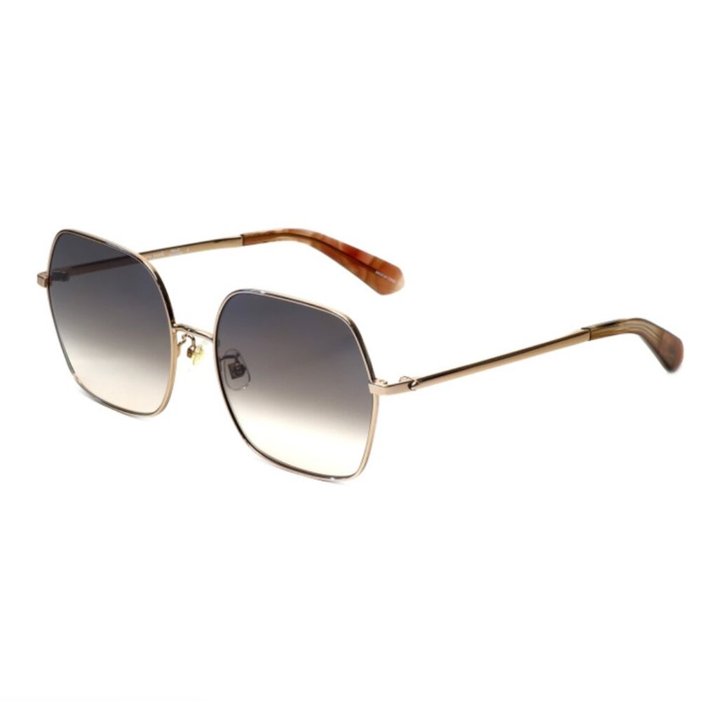 Kate Spade ELOY/F/S 35J Women's Sunglasses in Rose Gold/Grey Pink Gradient 59 mm